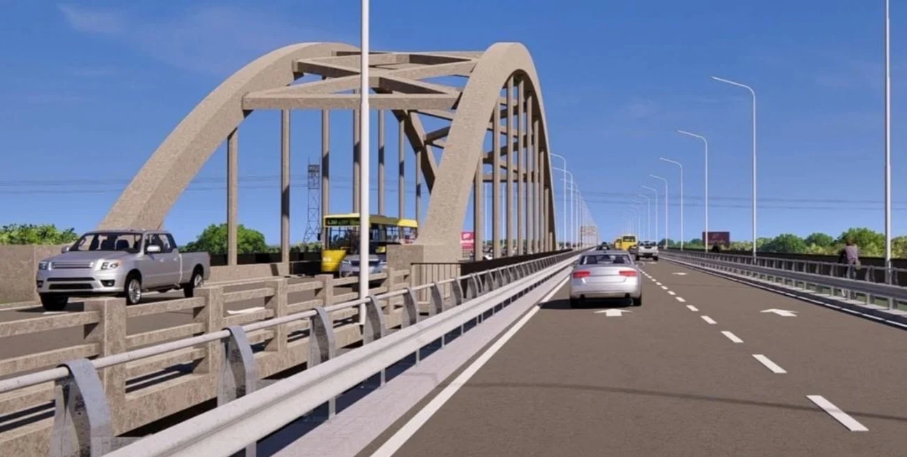 Anuncian el inicio del nuevo Puente Santa Fe-Santo Tomé 
