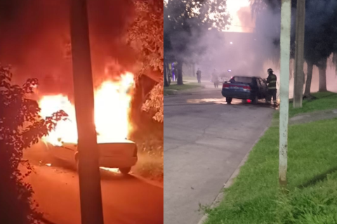 Los quemacoches volvieron a la ciudad de Santa Fe