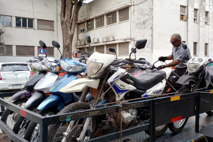 Controles: 147 motos retenidas por falta de documentación