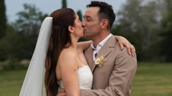 Luciano Pereyra se casó con Julia Rezzuto