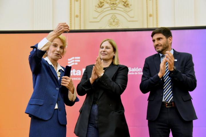 Pullaro reconoció a la jueza María Angélica Gastaldi