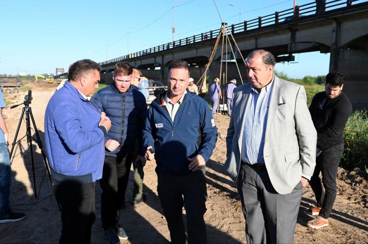 Poletti, a favor de seguir la obra del Puente Santa Fe-Santo Tomé