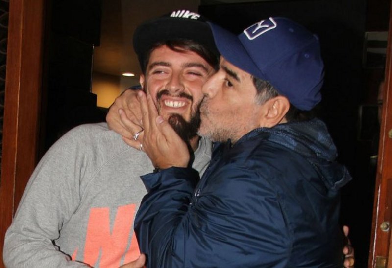 Maradona se reconcilió con Diego Jr.
