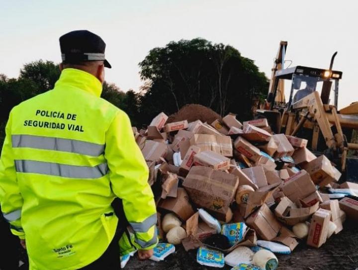 Secuestraron 4 toneladas de quesos y manteca