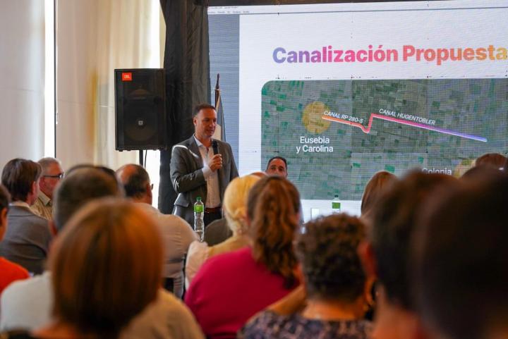 Provincia construirá la defensa perimetral de Eusebia