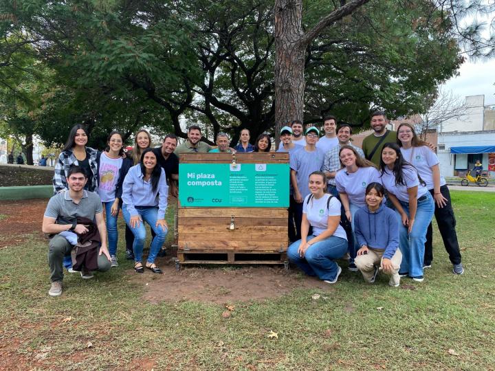 “Mi plaza composta”, para tratar los residuos verdes