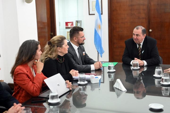 Educación Ambiental: Poletti recibió a la delegación de Katowice