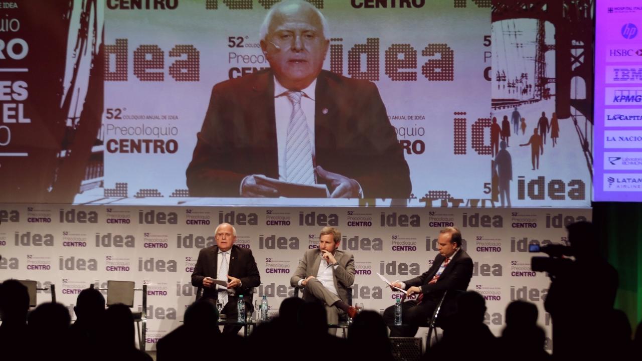 El gobernador en el Precoloquio de IDEA