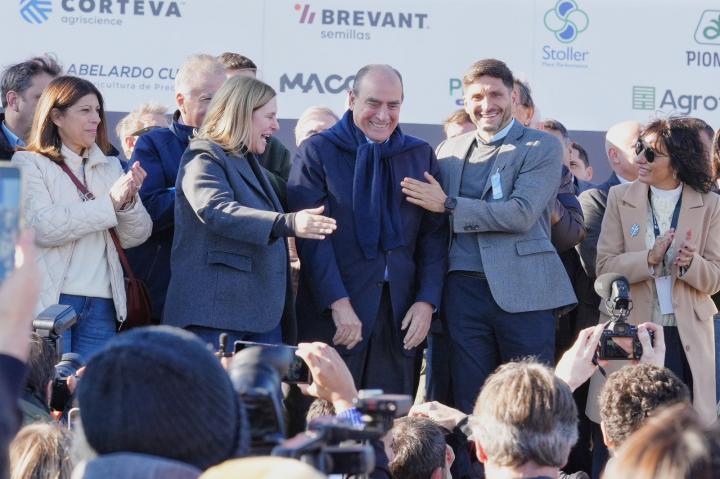 En Agroactiva, Pullaro pidió quitar las retenciones al campo