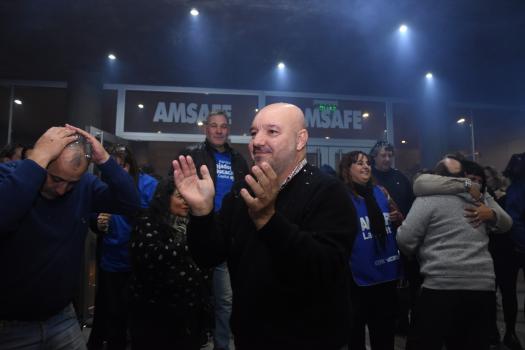 Rodrigo Alonso arrasó en las elecciones de Amsafe
