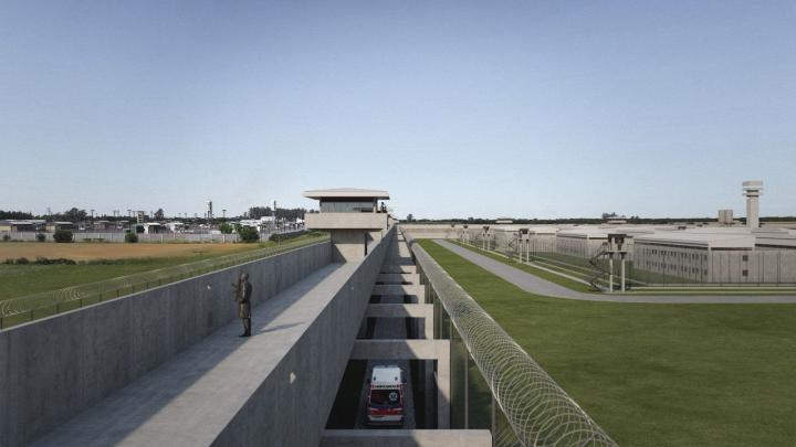 Piñero: construyen el muro perimetral para “El Infierno”