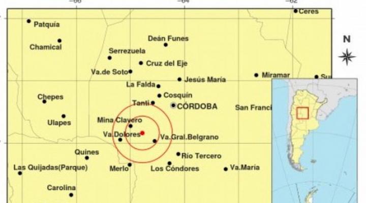 Un temblor en Córdoba se sintió en pueblos de las sierras