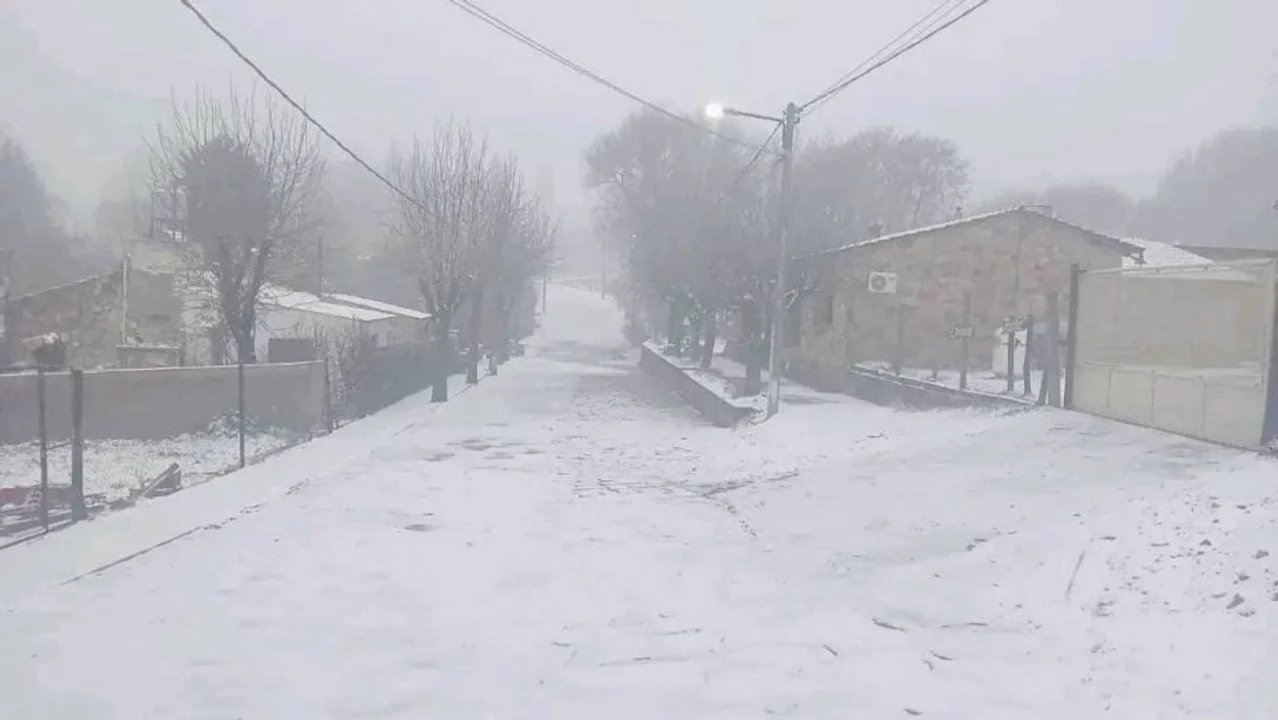 La Tormenta de Santa Rosa llevó nieve a casi todo San Luis