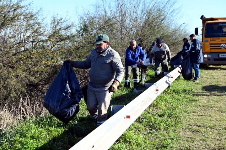 Retiran más de 100 toneladas de basura en solo dos días