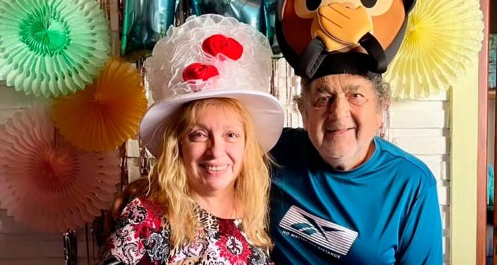 Cacho Deicas celebró los 70 años de su esposa Rosita