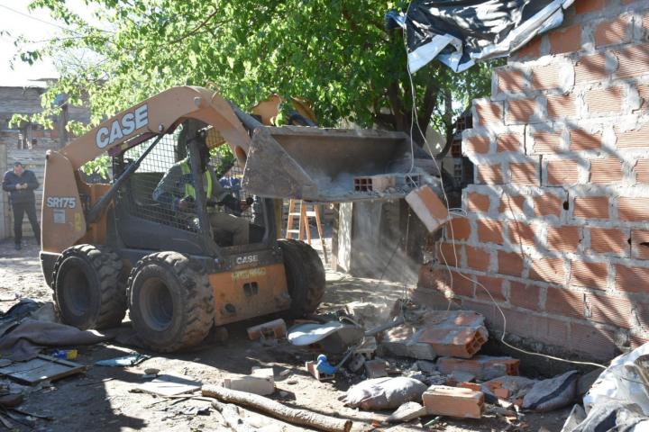 Derriban otro búnker de droga en Rosario