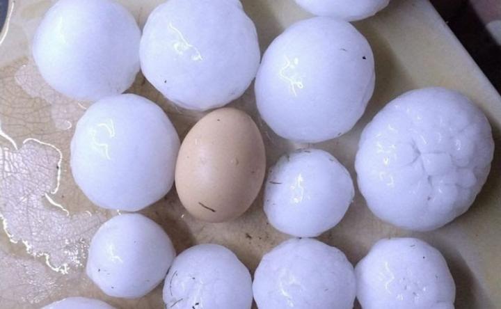 Córdoba: cayeron piedras del tamaño de un huevo