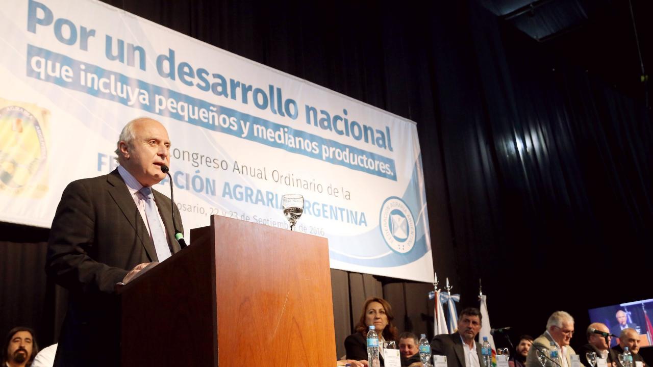 Lifschitz: “Hay que proteger a los pequeños y medianos productores”