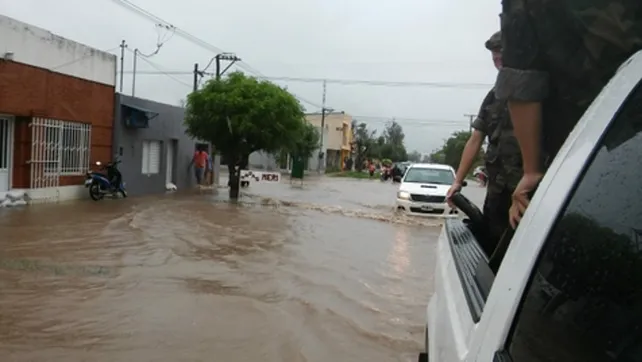 Un pueblo de Santa Fe quedó bajo las aguas