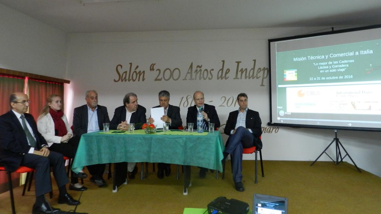 Pymes lácteas en misión comercial  a Italia