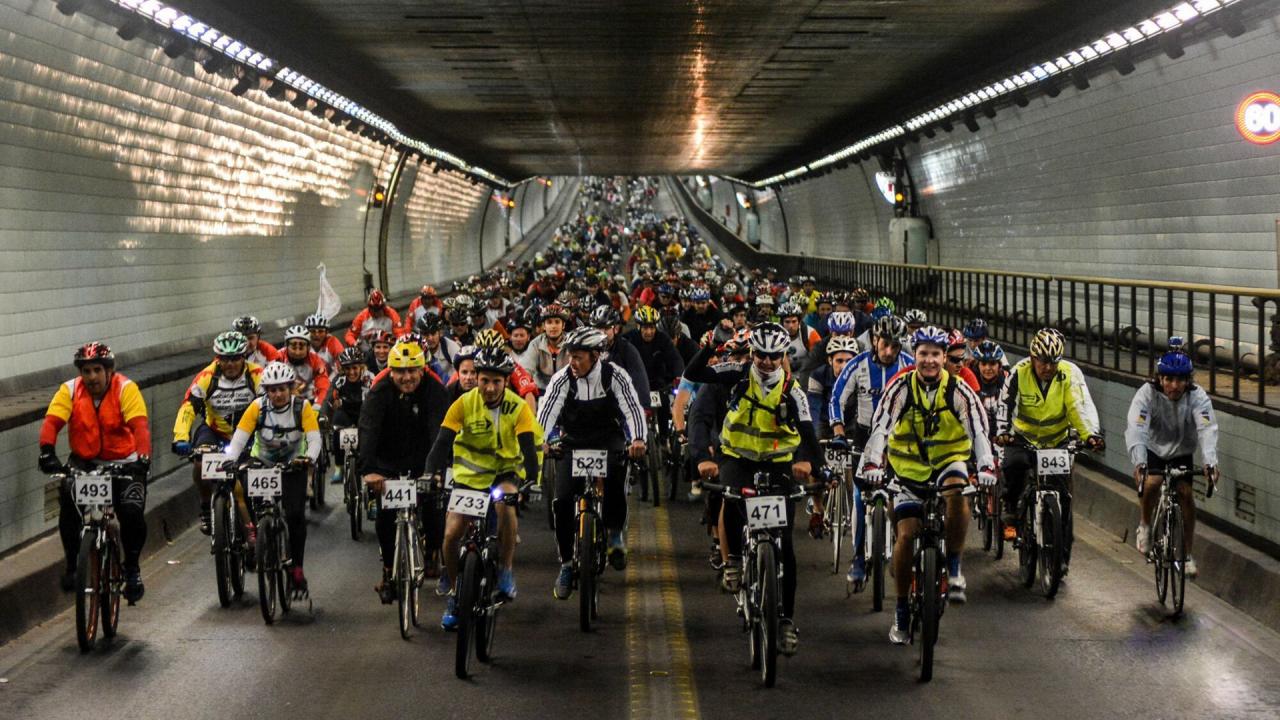 El Cruce del Túnel Subfluvial reunirá a 1300 ciclistas