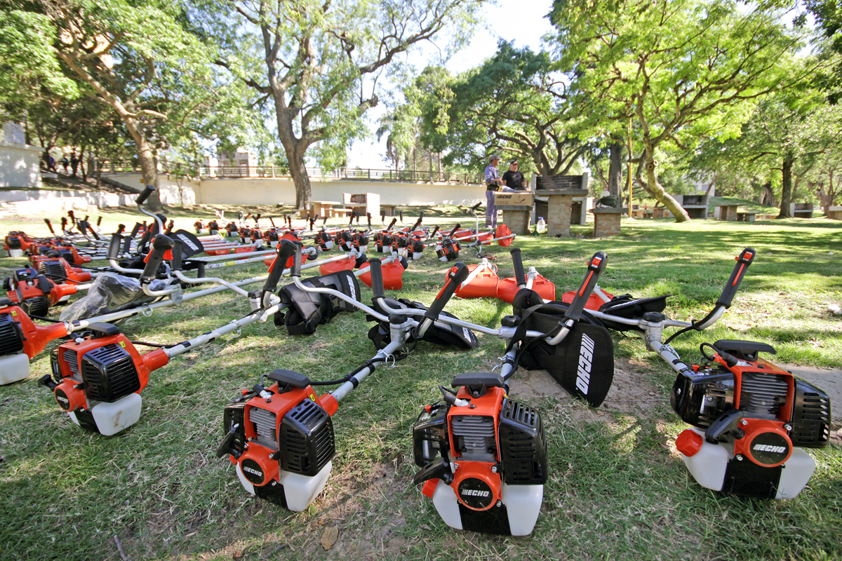 Más equipamiento para mantener playas y parques