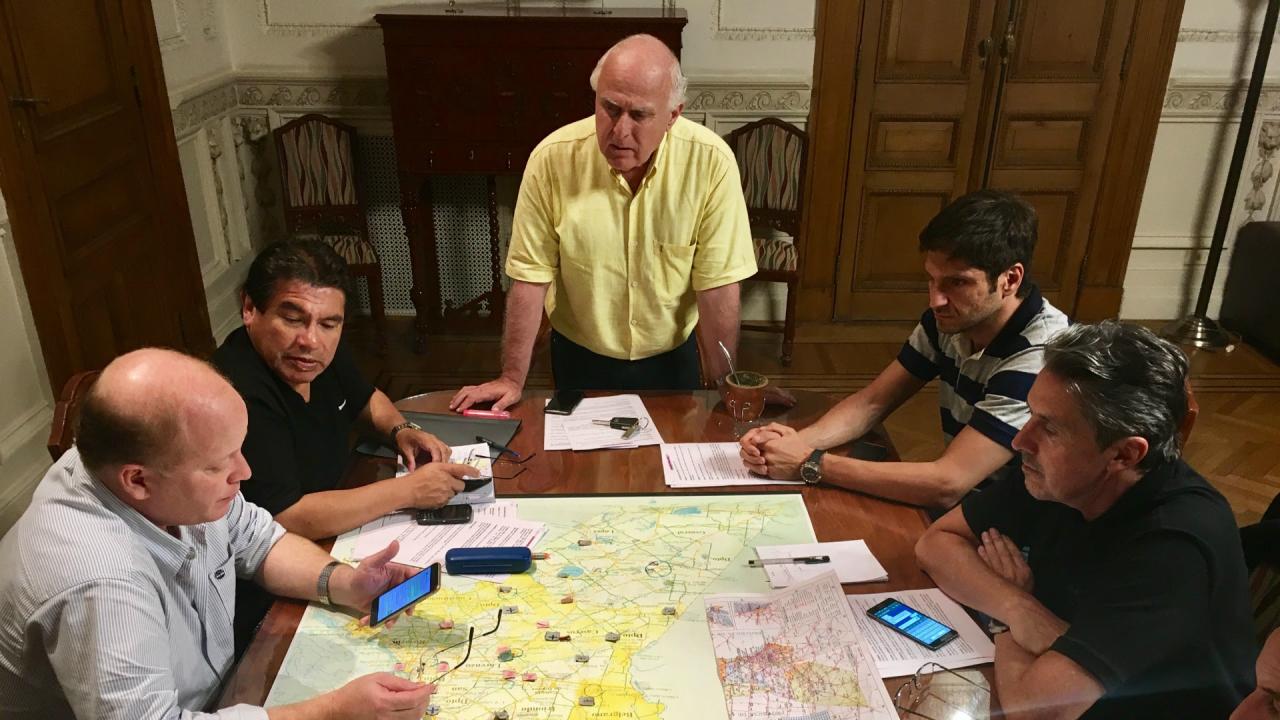 “Todos los recursos del Estado para enfrentar la emergencia hídrica”