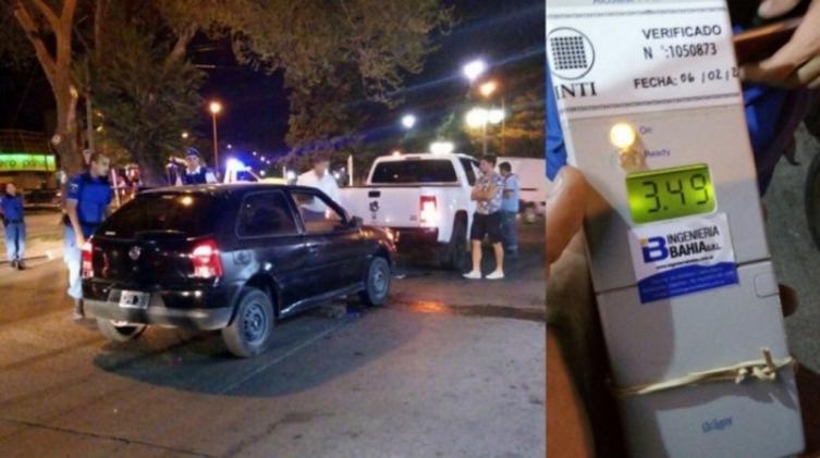 Manejaba muy “pasado de copas” 