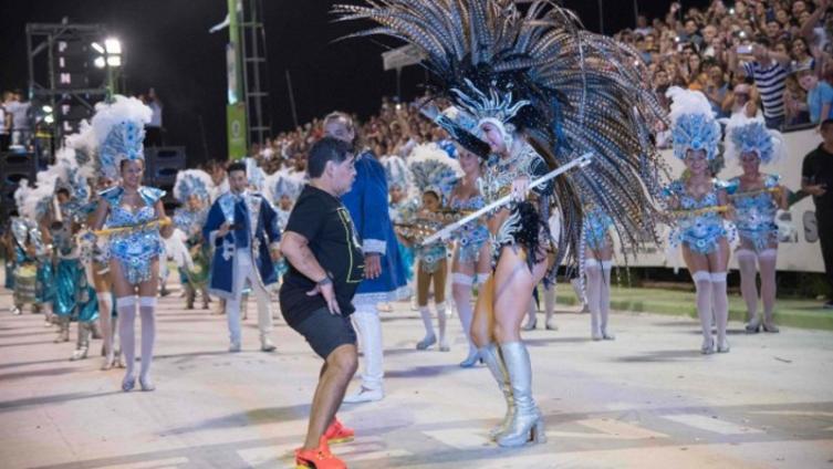 Diego deslumbró en el Carnaval de Corrientes