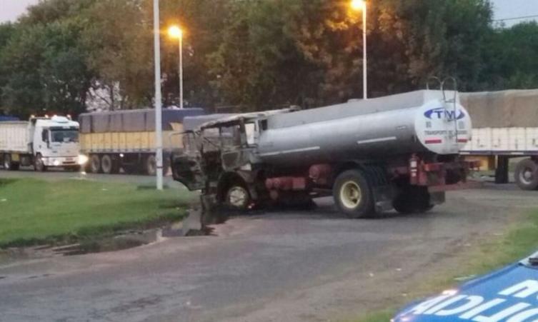 Un camionero embistió y mató a un manifestante