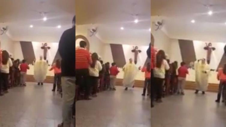 En plena misa, un cura se sumó al boom de “Despacito” 