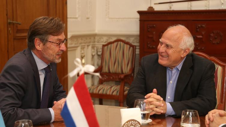 Lifschitz recibió al embajador de los Países Bajos