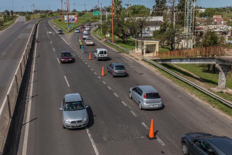 Simulacro de actuación por accidentes en la RN 168