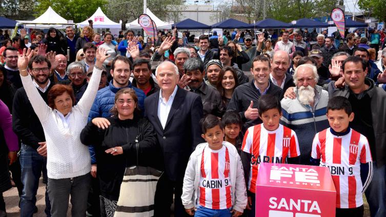 Pérez: el barrio Cabín 9 con mejores servicios de salud