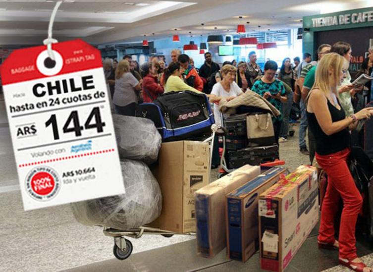 Dos millones de argentinos se van para Chile