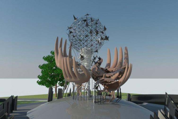 Construirán un monumento al cooperativismo y al fútbol infantil