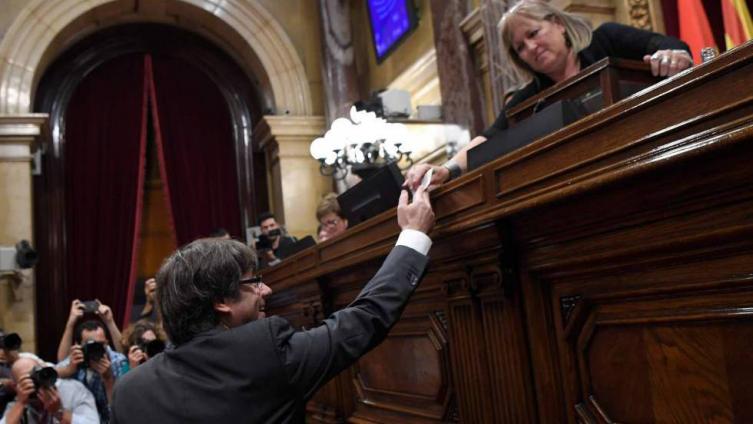 Cataluña proclamó su independencia