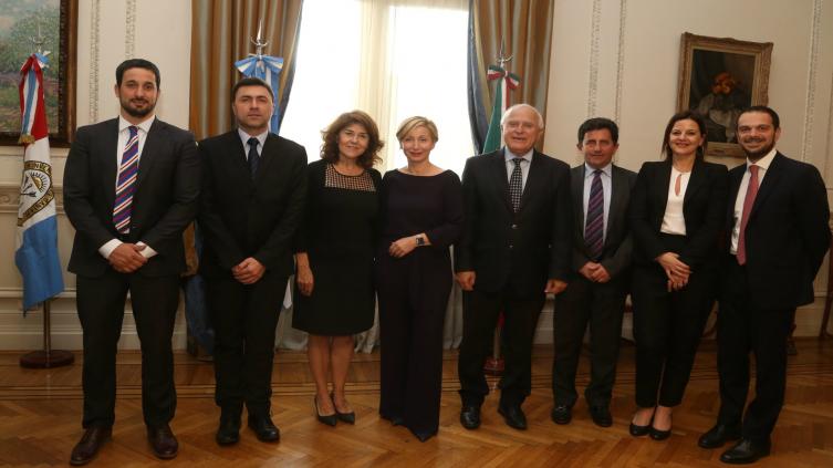 Lifschitz recibió a diplomáticos italianos