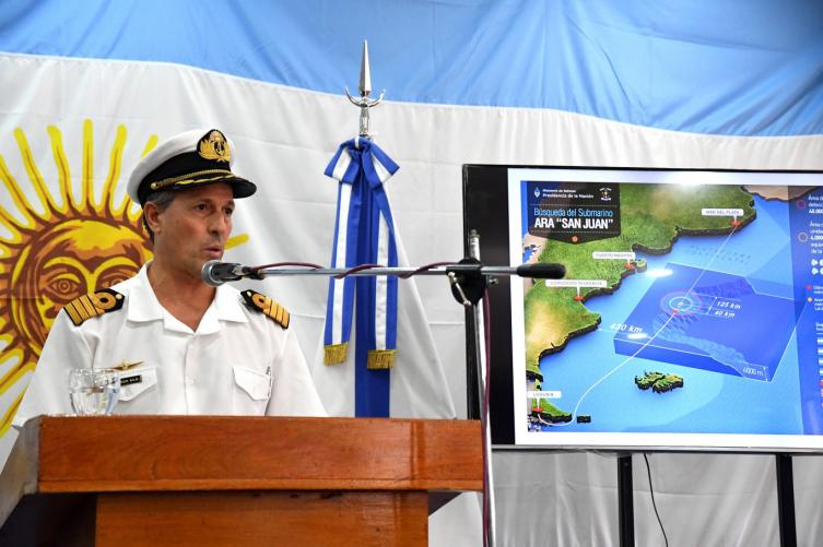 Descartan que la imagen detectada sea el submarino ARA San Juan