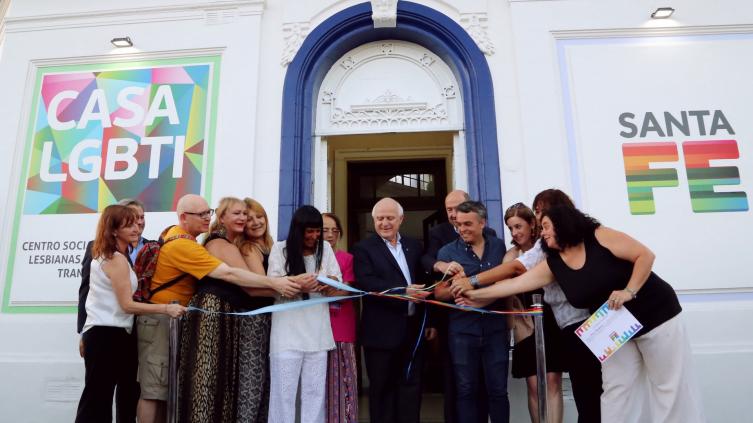 Lifschitz abrió en Santa Fe la tercera Casa LGBTI del país