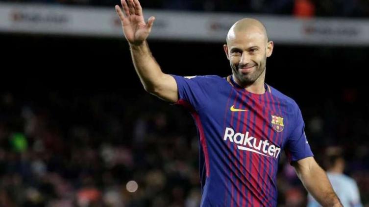 La emoción de Mascherano en su despedida del Barcelona