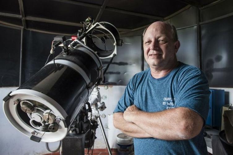 Un santafesino es el primer hombre en ver nacer una estrella