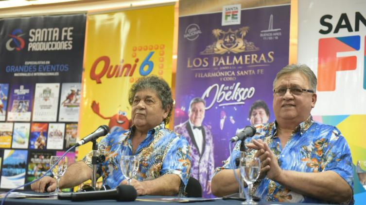  Los Palmeras y la Filarmónica de Santa Fe llegan al Obelisco