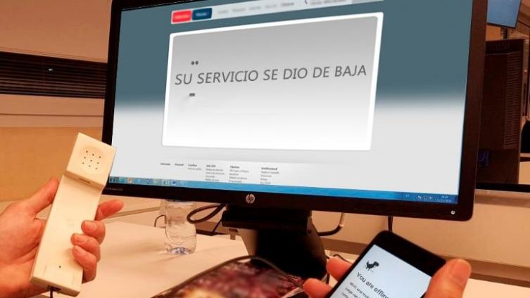 Se podrá dar de baja al cable, Internet y TV desde la web