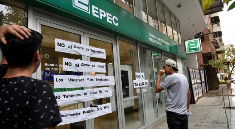 Epec pagará solo una parte del sueldo de mayo