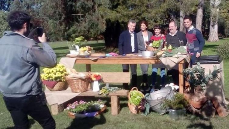 Macri y Awada junto a Cocineros Argentinos