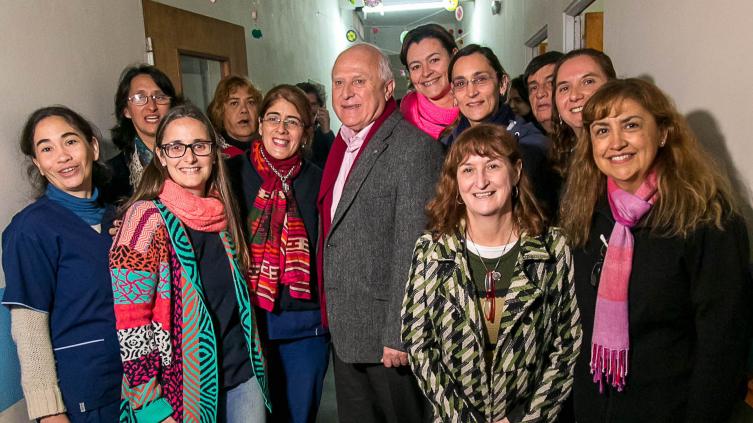 Lifschitz recorrió el hospital Mira y López de Santa Fe