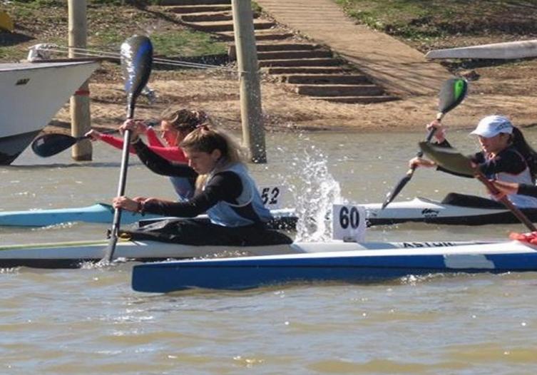 Paulina Contini, en el Mundial de Canotaje de Bulgaria