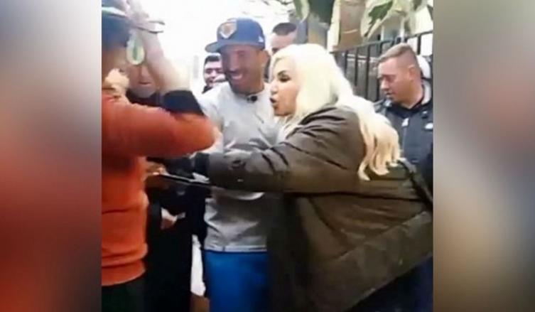 Susana se metió en Fuerte Apache con Tevez