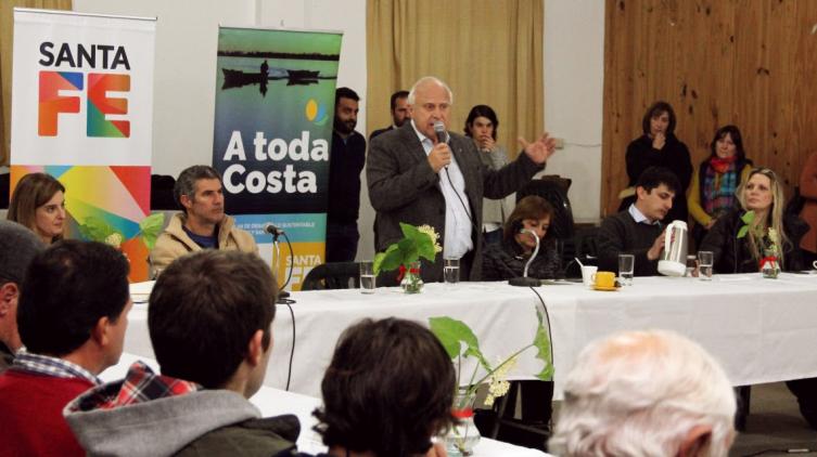 El gobernador se reunió con productores de la Costa